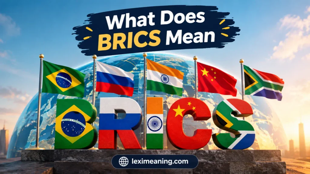 What Does BRICS Mean