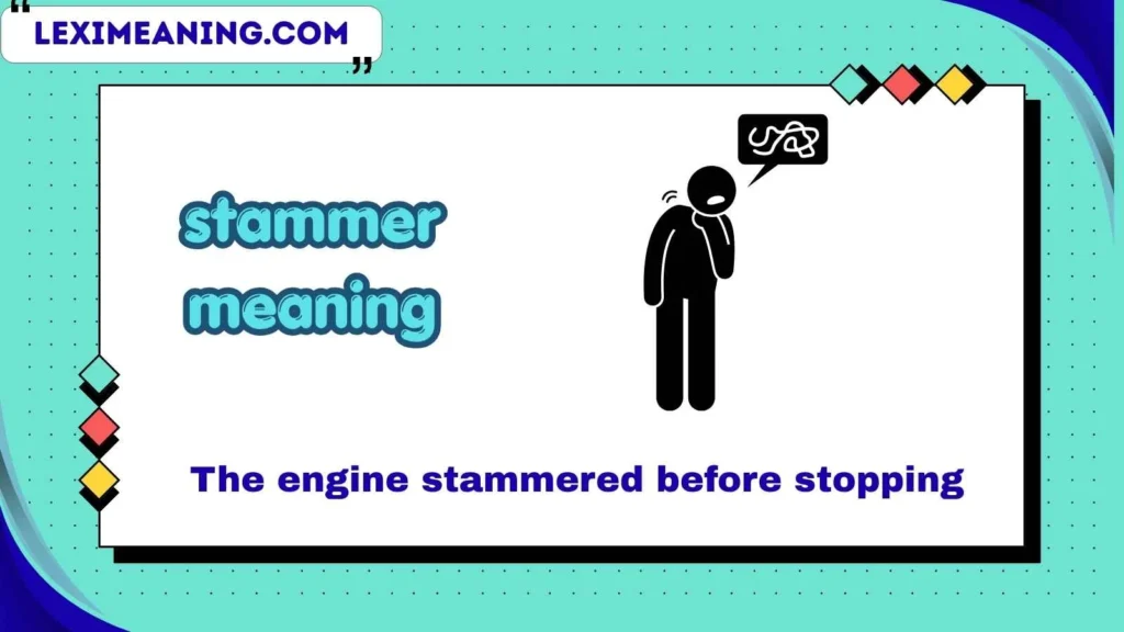 stammer meaning