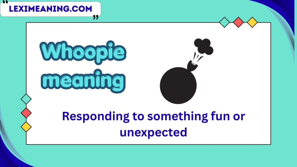whoopie meaning