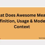 What Does Awesome Mean?