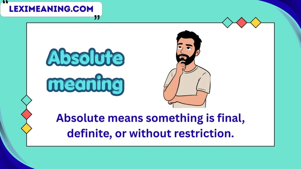 absolute meaning