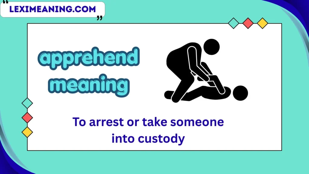 apprehend meaning