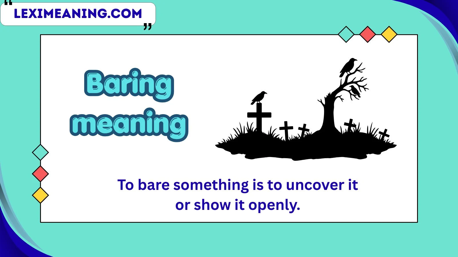 baring meaning