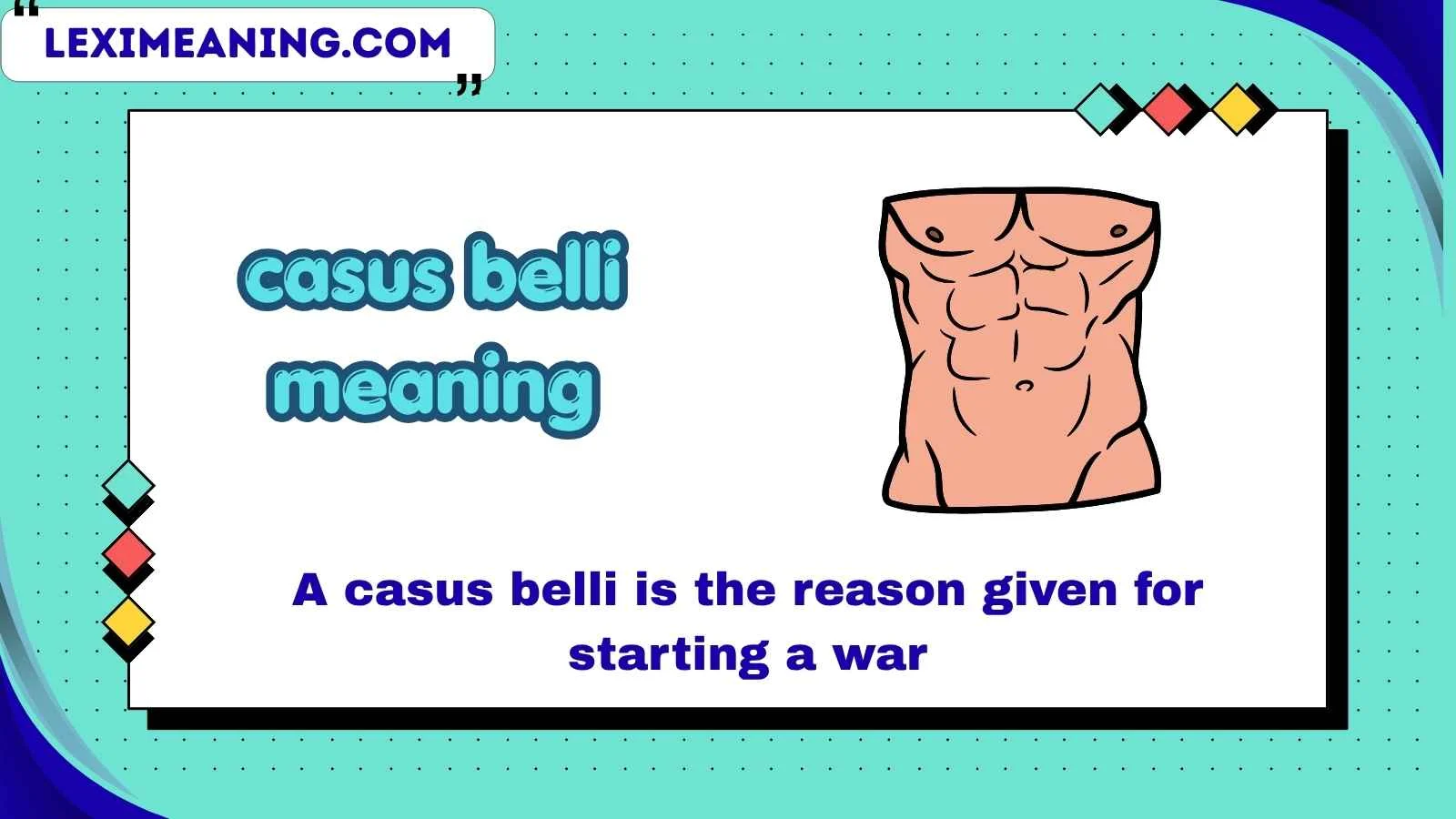casus belli meaning