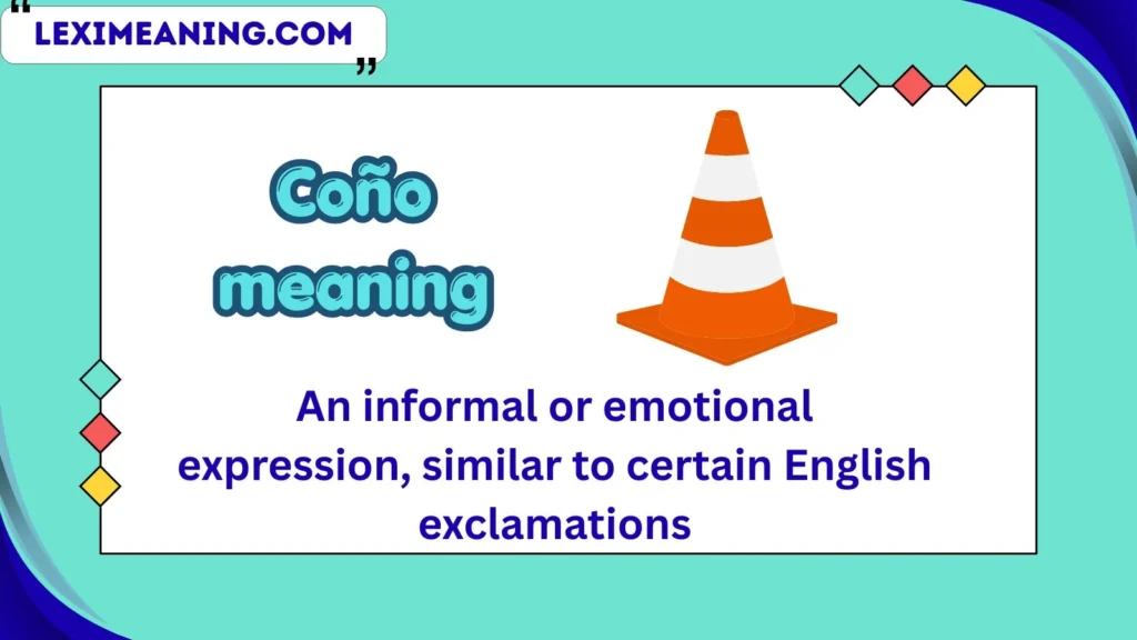 Coño meaning