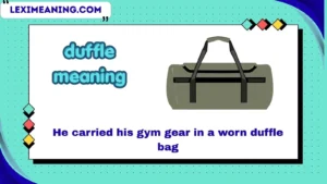 duffle meaning