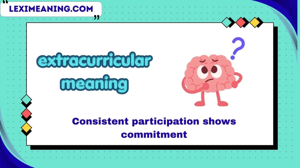 extracurricular meaning
