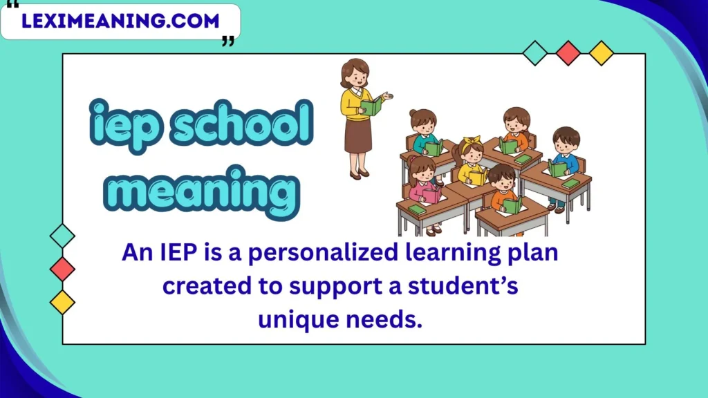 iep school meaning