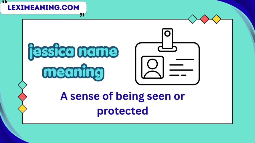jessica name meaning