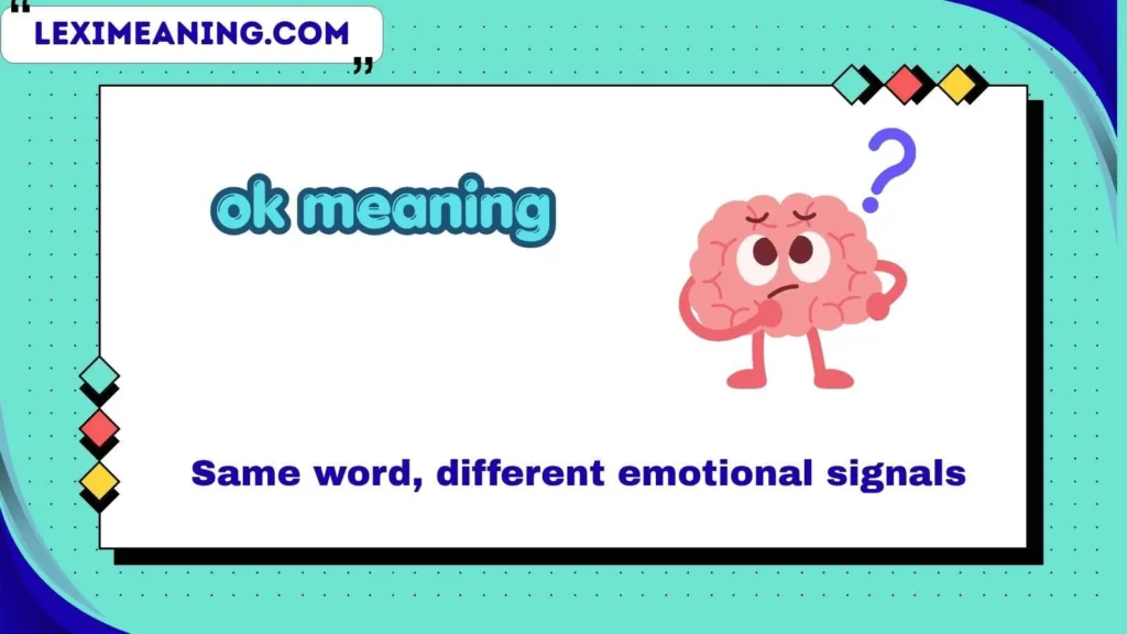 ok meaning