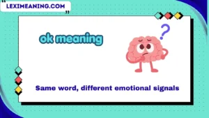 ok meaning