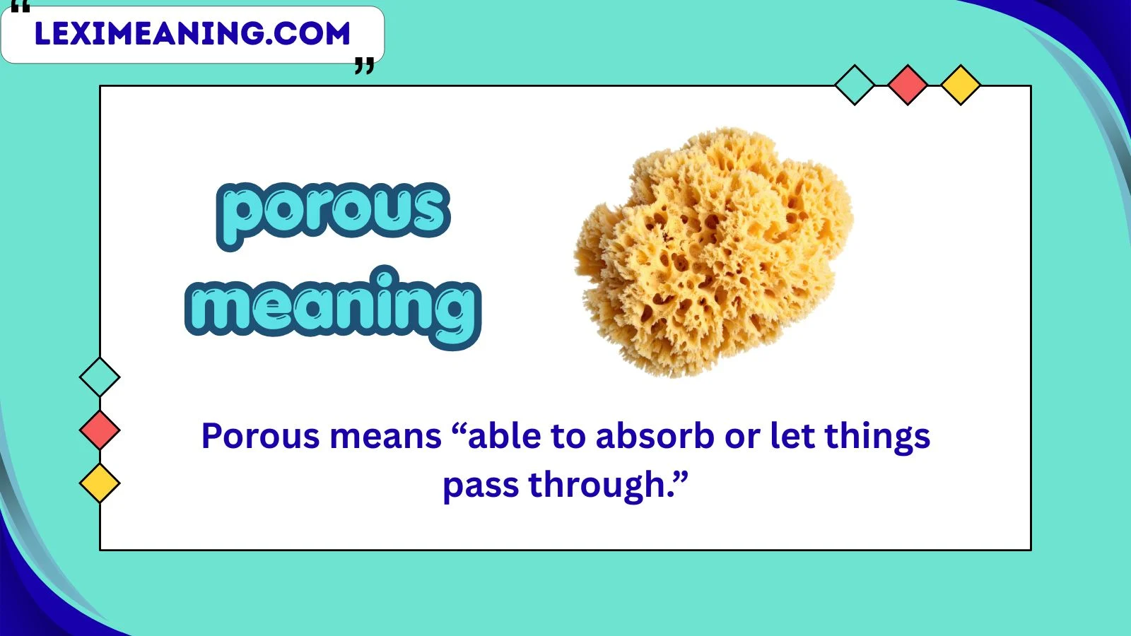 porous meaning