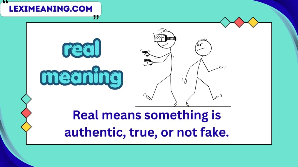 real meaning