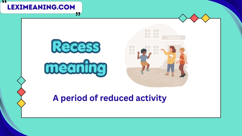 recess meaning