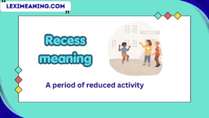 recess meaning