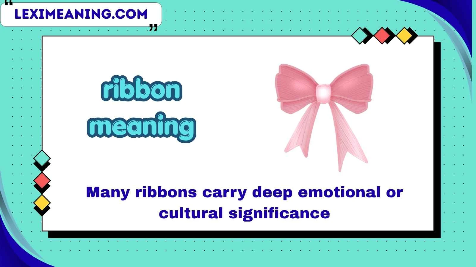 ribbon meaning