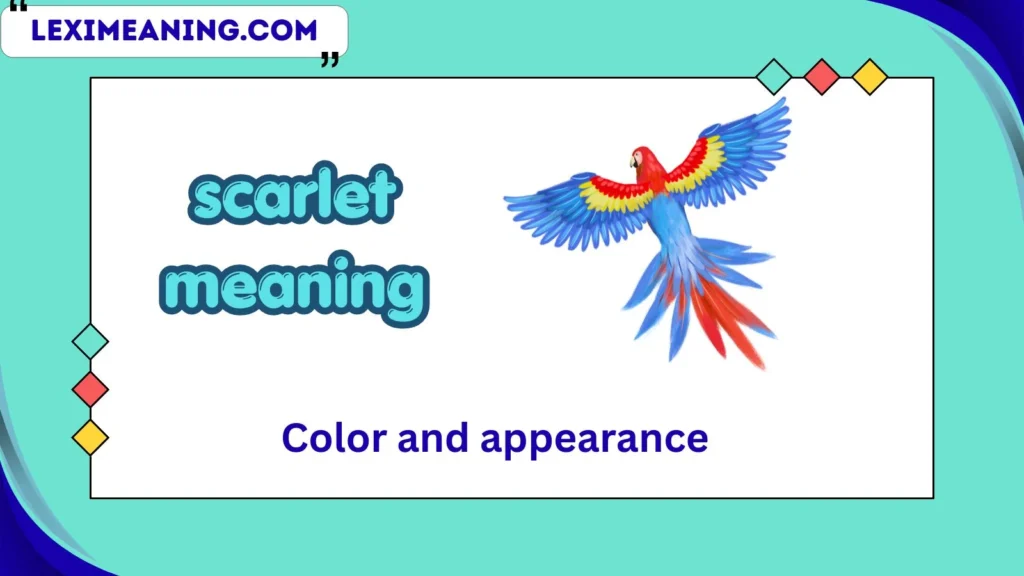 scarlet meaning