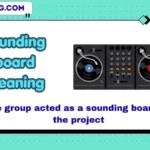 sounding board meaning