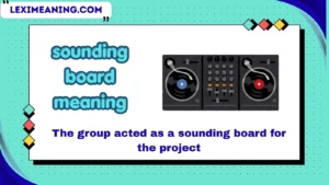 sounding board meaning