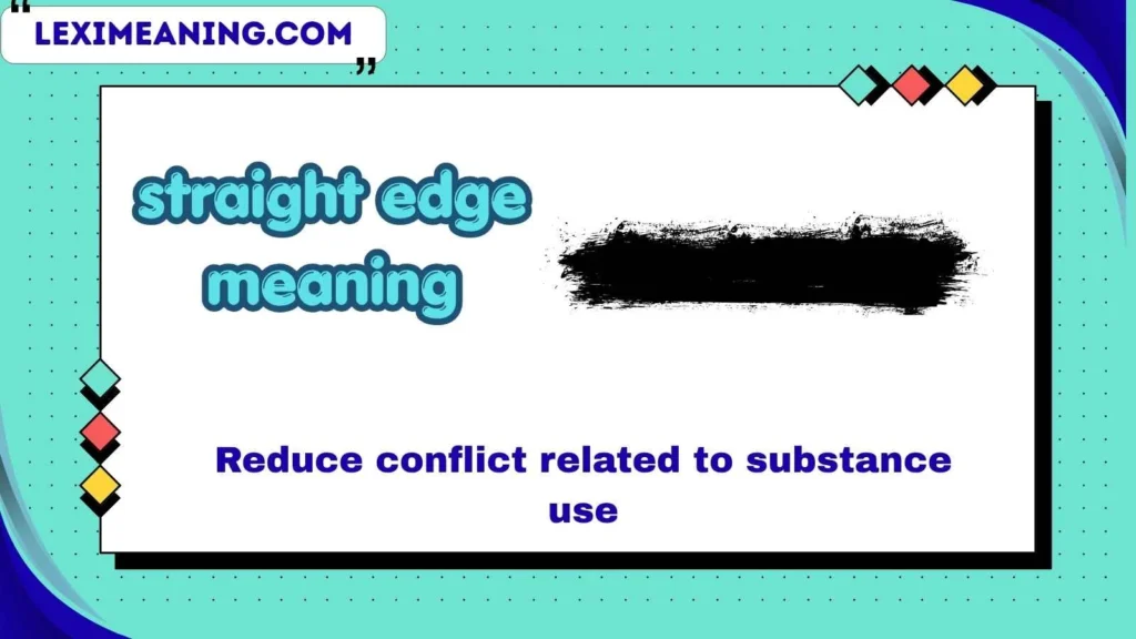 straight edge meaning
