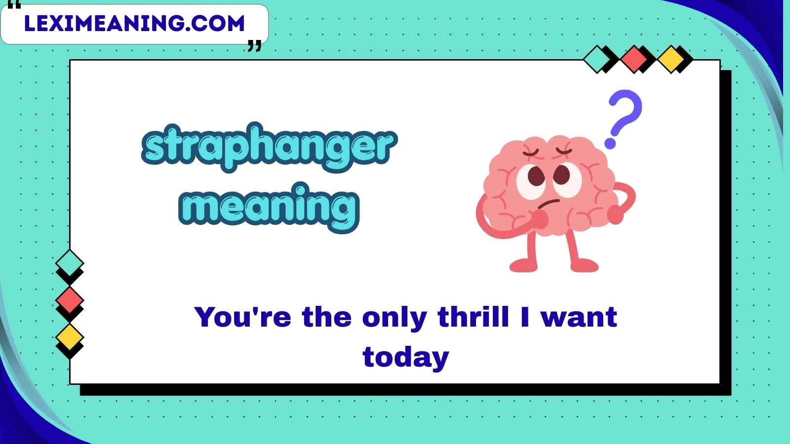 straphanger meaning