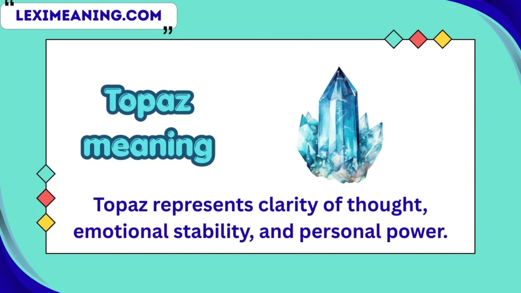 topaz meaning