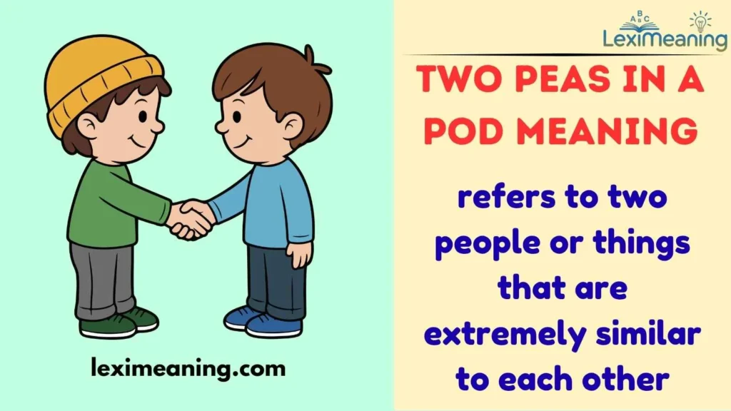 Two Peas in a Pod Meaning