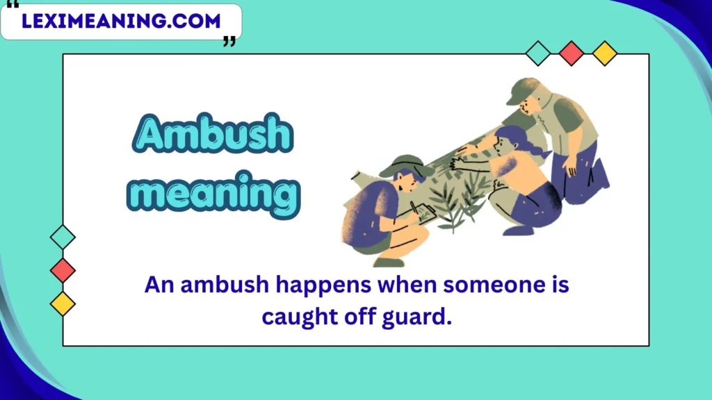 ambush meaning