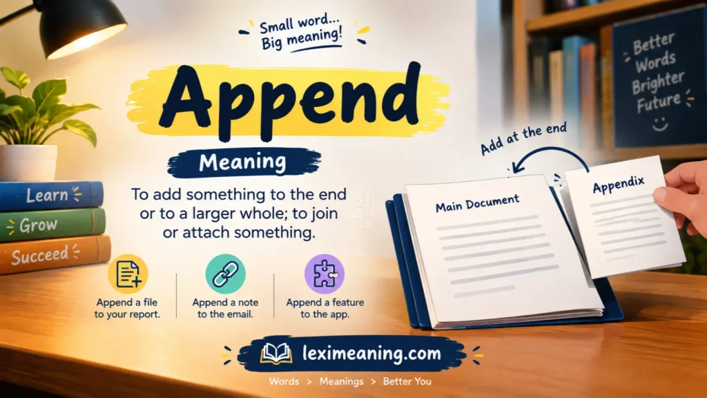 append meaning